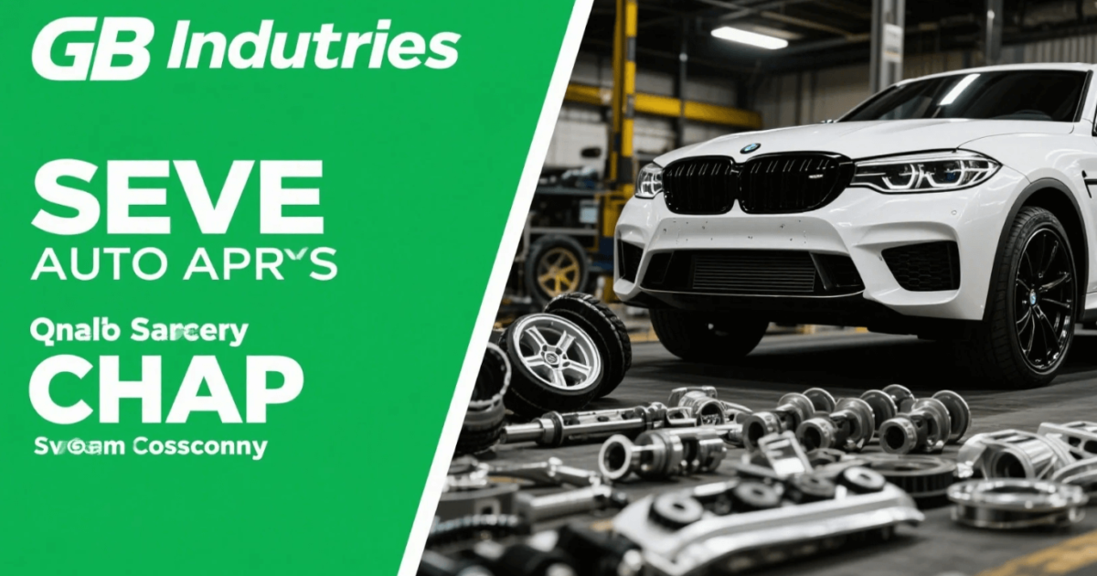 Cheap Auto Parts by GB Industries: Value Without Compromise